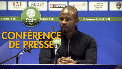 Conférence de presse FC Sochaux-Montbéliard - Havre AC (2-0) : Omar DAF (FCSM) - Paul LE GUEN (HAC) - 2019/2020