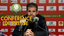 Conférence de presse US Orléans - Paris FC (0-1) : Didier OLLE-NICOLLE (USO) - Mecha BAZDAREVIC (PFC) - 2019/2020