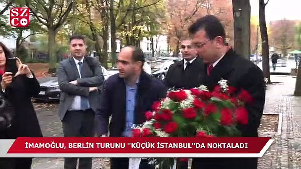 İmamoğlu, Berlin turunu “Küçük İstanbul”da noktaladı