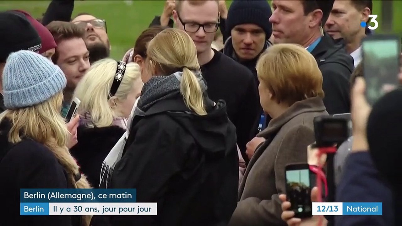 Berlin : Angela Merkel commémore les 30 ans de la chute  du mur