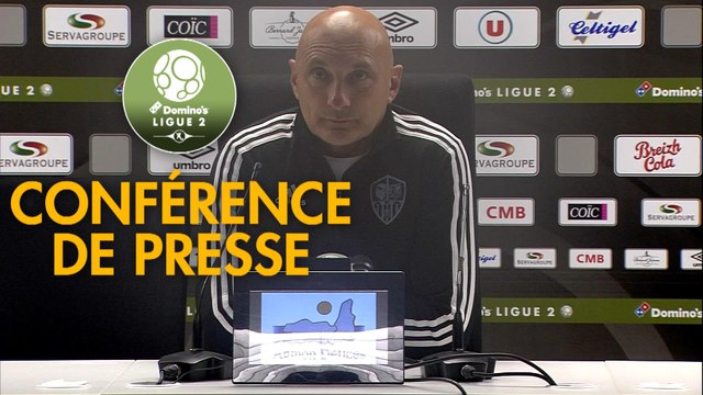 Conférence de presse EA Guingamp - AC Ajaccio (1-1) : (EAG) - Olivier PANTALONI (ACA) - 2019/2020