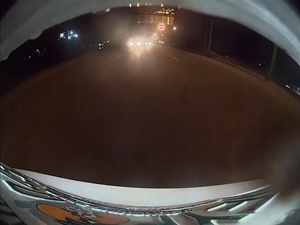 Driver Sideswipes Tesla Model 3