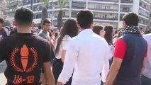 مسيرة طلابية تجوب مدينة طرابلس شمال لبنان