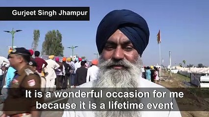 Historic corridor opens between India and Pakistan