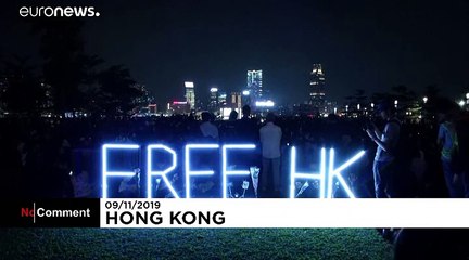A Hong Kong, une veillée funèbre organisée après la mort d'un étudiant