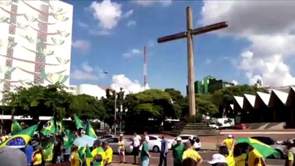 Prisão em segunda instância: protesto é realizado no Centro de Cascavel
