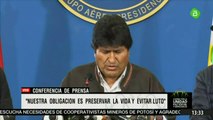 Evo Morales convoca a diálogo a partidos de Bolivia en medio de protestas y motines