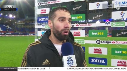 Dani Carvajal: "Hemos hecho un partido muy completo, cada vez estamos mejor"
