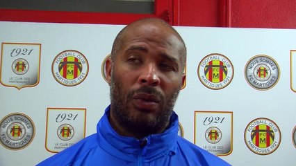 La réaction du coach martégal Eric Chelle à la fin du match.