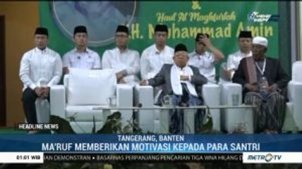 Ma'ruf Amin Peringati Maulid Nabi di Tangerang