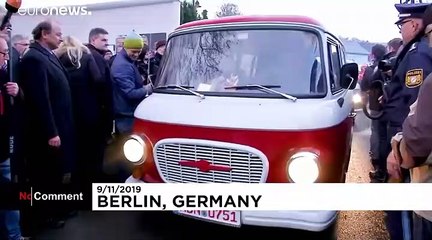 30 Jahre Mauerfall: Trabi-Korso an der Ex-Grenze