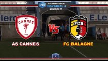 Résumé du match ASC 1-0 FC BALAGNE  Saison: 2019/2020 J9 Championnat de N3 ASCTV