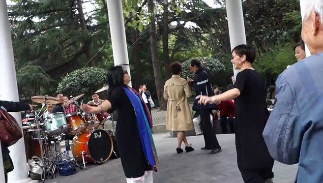 Danses Parc Fuxing à Shanghai