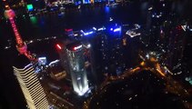 En haut de la Shanghai Tower
