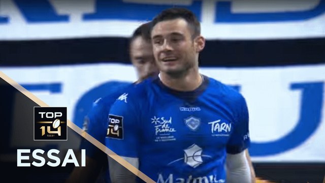 TOP 14 - Essai Geoffrey PALIS (CO) - Castres - Brive - J9 - Saison 2019/2020