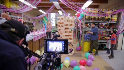 Playing With Fire movie - B-Roll - John Cena