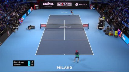 Sinner bt De Minaur (4-2 4-1 4-2)