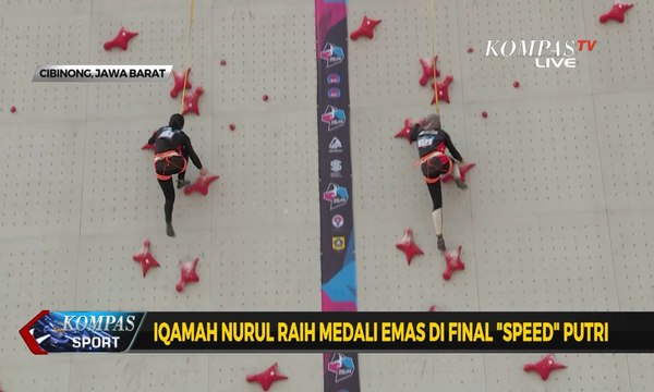 Kejuaraan Panjat Tebing Asia 2019, Iqamah Nurul Raih Medali Emas di Final Speed Putri
