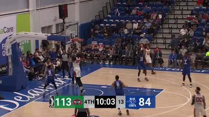 Tacko Fall Posts 13 points & 11 rebounds vs. Delaware Blue Coats