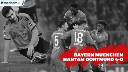 Bayern Muenchen Hantam Dortmund 4-0 di Allianz Arena