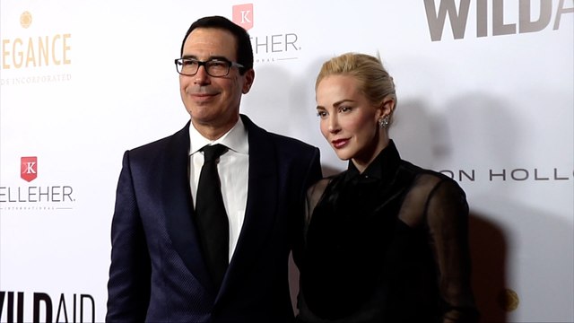 Steven Mnuchin and Louise Linton 2019 WildAid Gala A Night in Africa Red Carpet