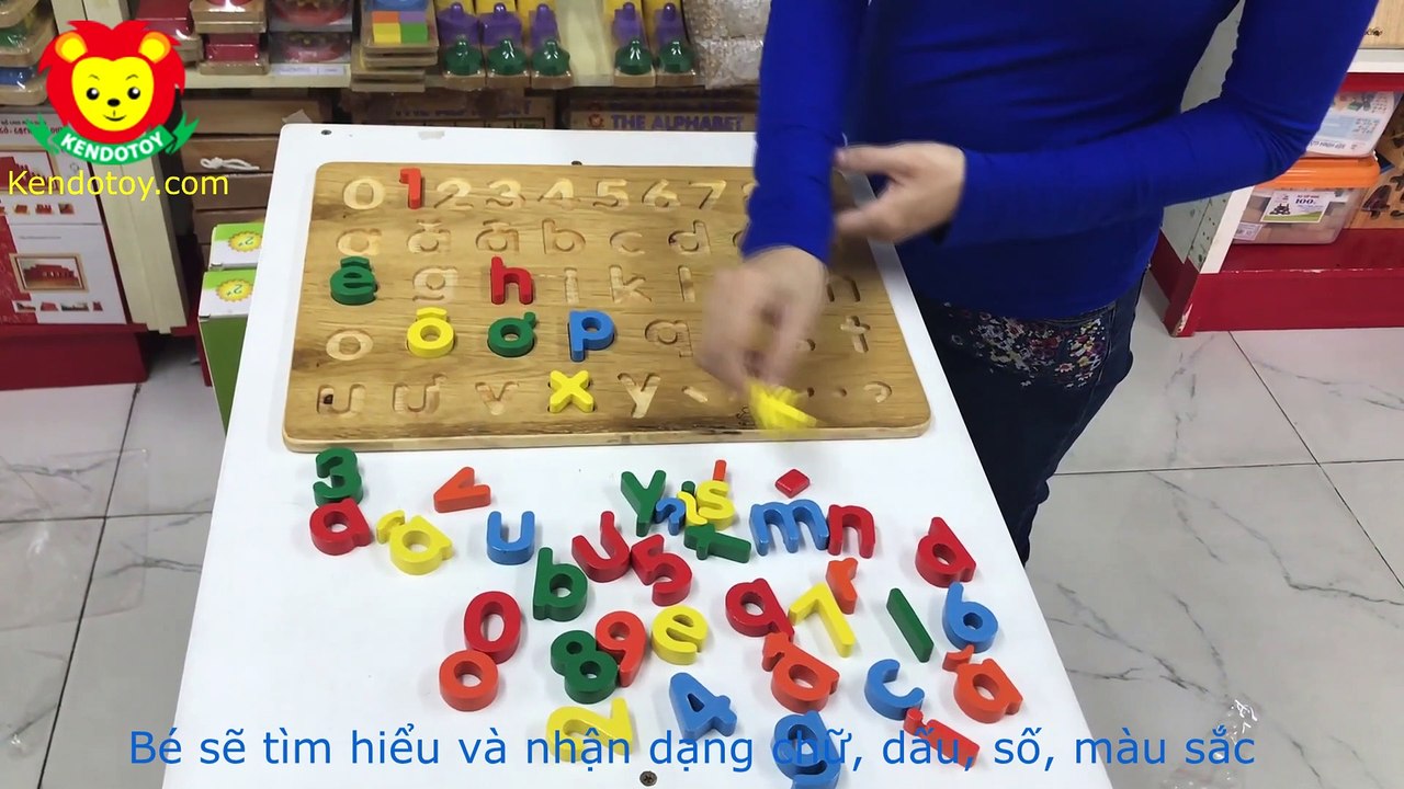 Bộ bảng chữ cái tiếng việt và số