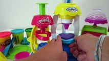 Play-Doh Frosting Fun Bakery and Magic Swirl Ice Cream Sweet Shoppe Playsets-