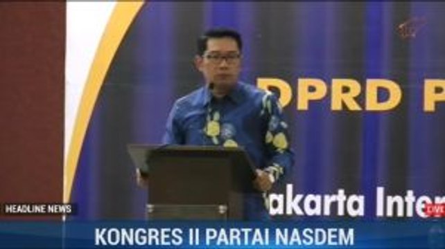 Jadi Pemateri di Kongres NasDem, Ridwan Kamil Bahas Cara Berkomunikasi dengan Gen Z