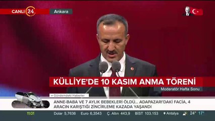 #CANLI Külliye'de 10 Kasım Anma Töreni