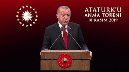 Cumhurbaşkanı Erdoğan: "Biz tek yumruk olup düşmanlarımızın tepesine indiğimizde kimsenin...