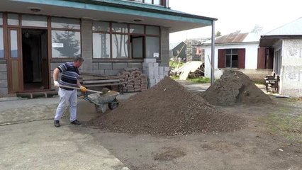 Alkollü araç kullanma cezasını Kur'an kursu inşaatında çalışarak çekiyor