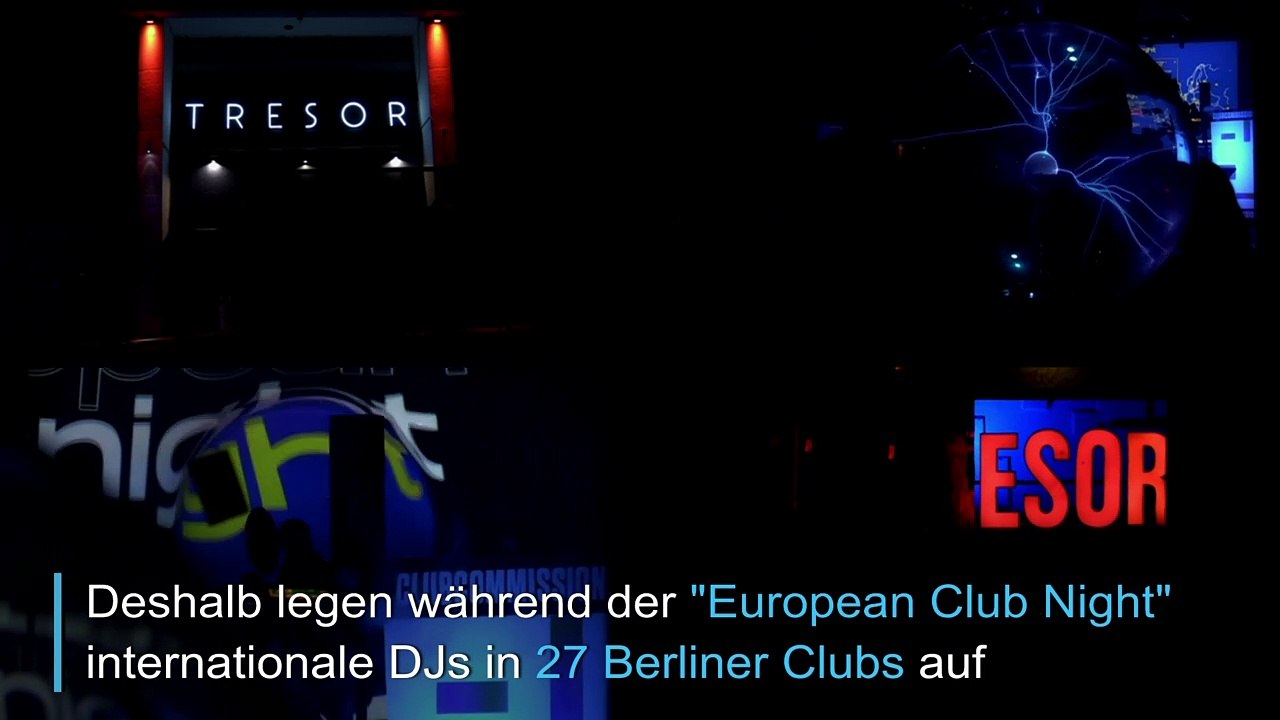 Im tresor-club für den weltfrieden tanzen