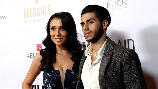 Emily Shah and Mena Massoud 2019 WildAid Gala A Night in Africa Red Carpet