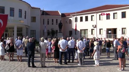 Muğla-ingilizler'den atatürk'e saygı duruşu