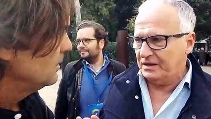 Declaraciones de Bou momentos antes de votar
