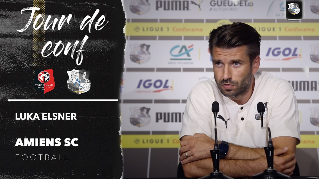Conférence de presse d'avant Match Stade Rennais FC - Amiens SC, Luka Elsner