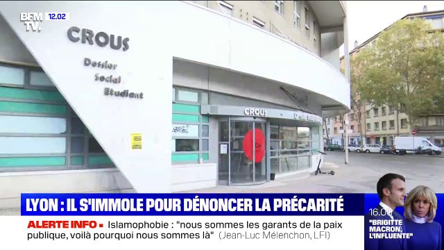 Les revendications de l'étudiant qui s'est immolé à Lyon vendredi