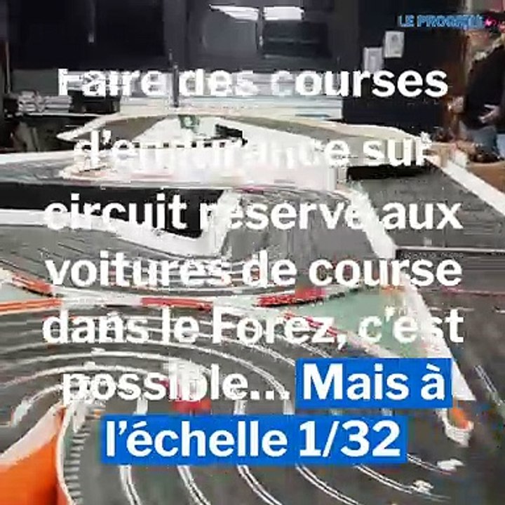 Courses d’endurance sur circuit  miniature avec Slot racing club 42