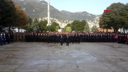 Ordu'da, atatürk saygıyla anıldı