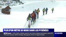 La neige est tombée en abondance à La Mongie, dans les Hautes-Pyrénées