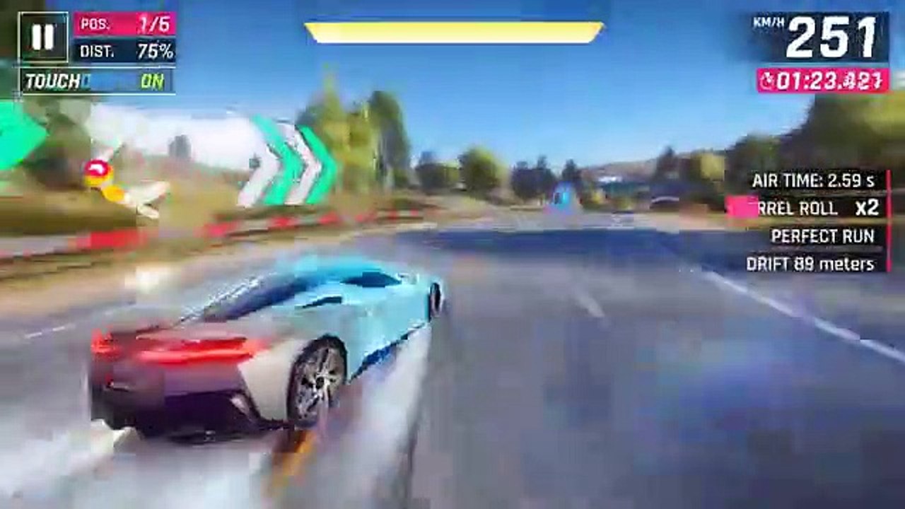 Asphalt 9 _ Pininfarina Battista Special Event _ Stage 1 - Touchdrive Manual