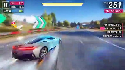 Asphalt 9 _ Pininfarina Battista Special Event _ Stage 1 - Touchdrive Manual
