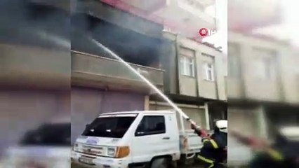 Klimadan çıkan arıza yangına neden oldu