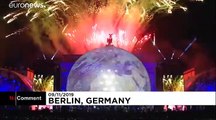 آتش‌بازی در آلمان به مناسبت سی‌امین سالگرد فروپاشی دیوار برلین