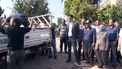 Bakan Pakdemirli, hırsızlık mağduru besici çifti yalnız bırakmadı  - ADANA
