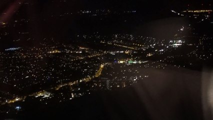 BDMV-160 Aruna & Hari Sharma landing Berlin TXL from Munich by Lufthansa Flight LH2050 Oct 28, 2019