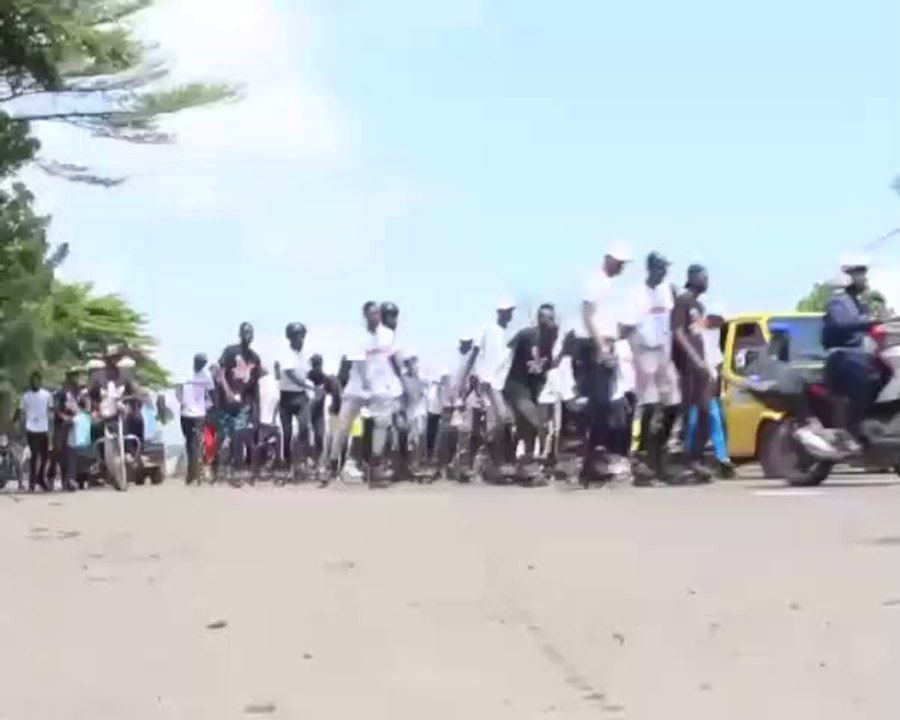 Africa Rollers Games de Kinshasa, en compagnie de Freddy Kita, membre d'honneur de la FECOROLS