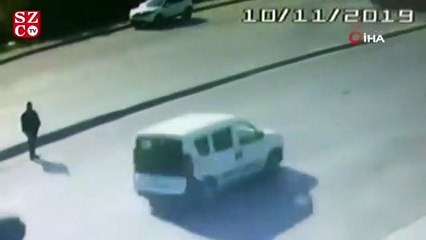 Oğullarının nikah törenine giden ailenin kaza anı kamerada
