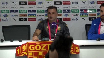 Göztepe - Yeni Malatyaspor maçının ardından