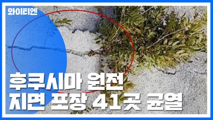 후쿠시마 원전 지면 포장 41곳 균열...불안감 확산 / YTN